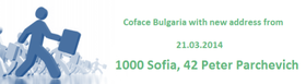Coface Bulgaria with new address from 24.03.2014