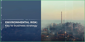 Environmental risk is key to busines strategy